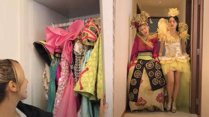 Yang Guang Ke Le Gives Tour Of Her Rented Condo Where She Keeps Many Of Her Getai Outfits